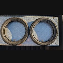 NEW -16 in x 2.40 bicycle tires and Tubes