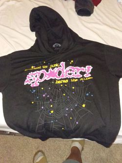 Black medium spider hoodie