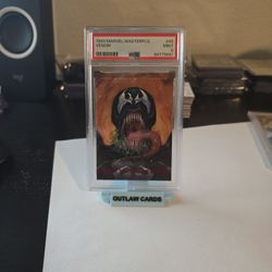 1993 VENOM MARVEL MASTERPIECES RARE PSA 9
