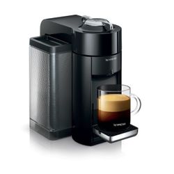 Nespresso Evoluo Piano Black  & Frother 
