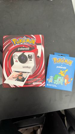Pokémon x Polaroid now camera with film