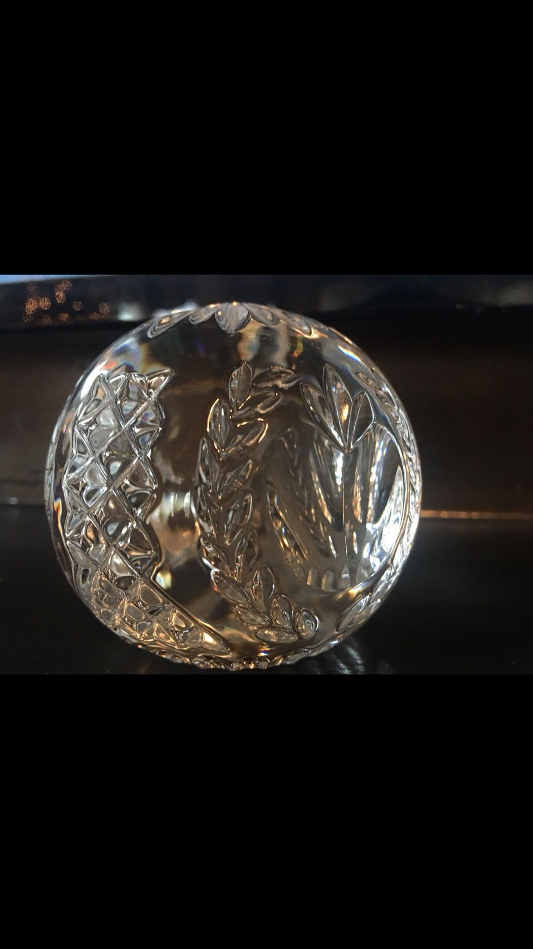 Paperweight Lead Crystal Waterford