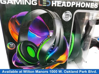 Gameingpro Led Black Stereo Headphone