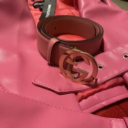 Pink Gucci Belt Size 80 (32) Official 