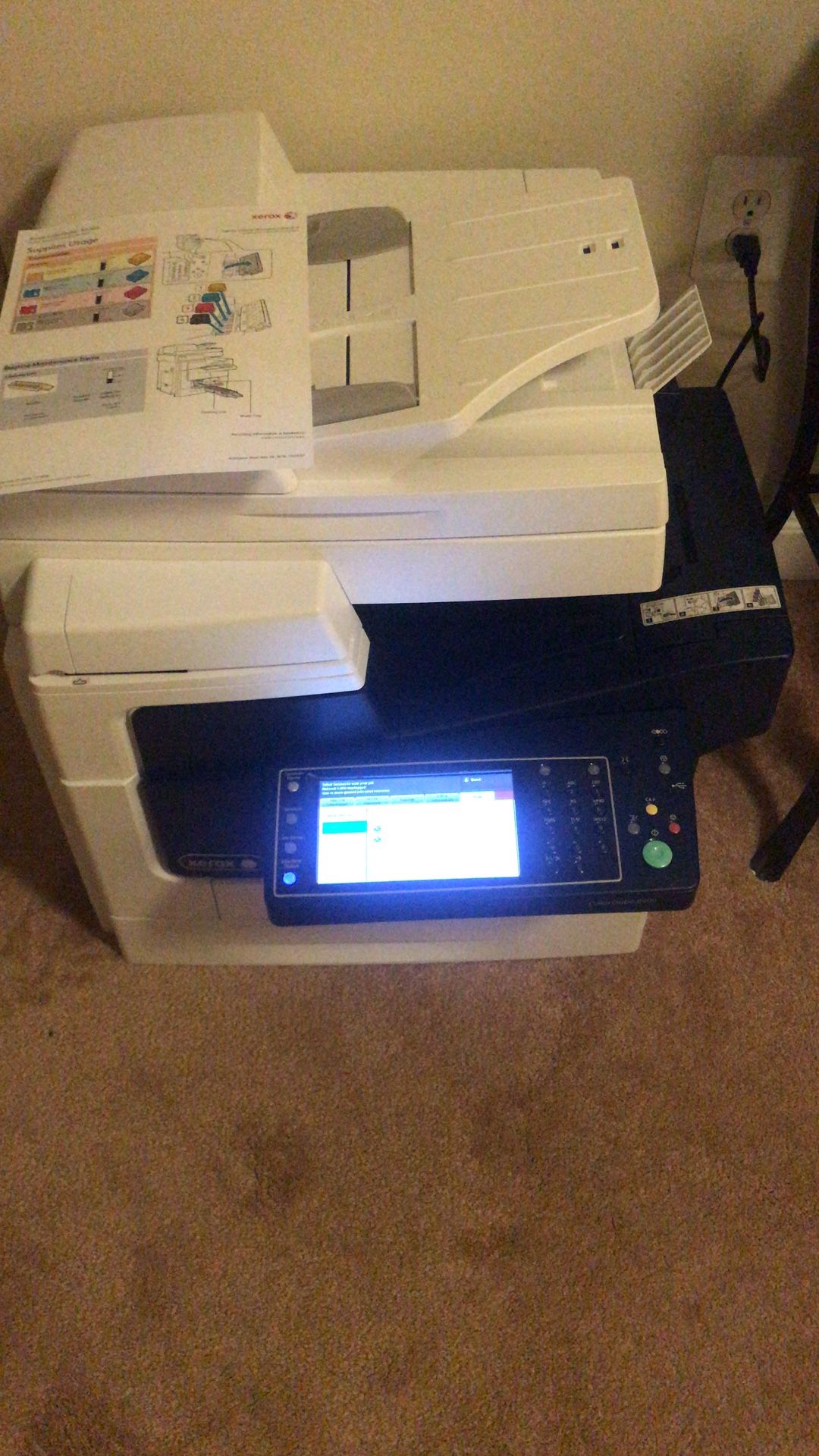 Xerox color printer