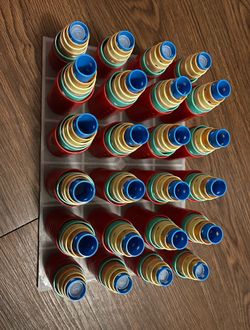 Hair  Curler Roller Set Plastic Mixed Color & Size Beauty School Cosmetology