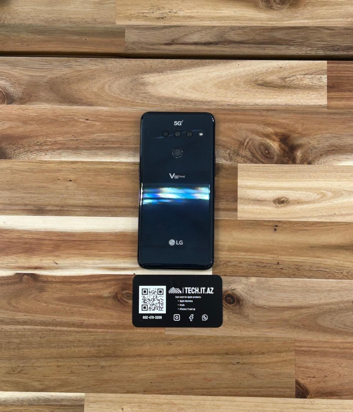 📱 LG V50 ThinQ 5G | 128GB | Black | Verizon Only | Hablo Español