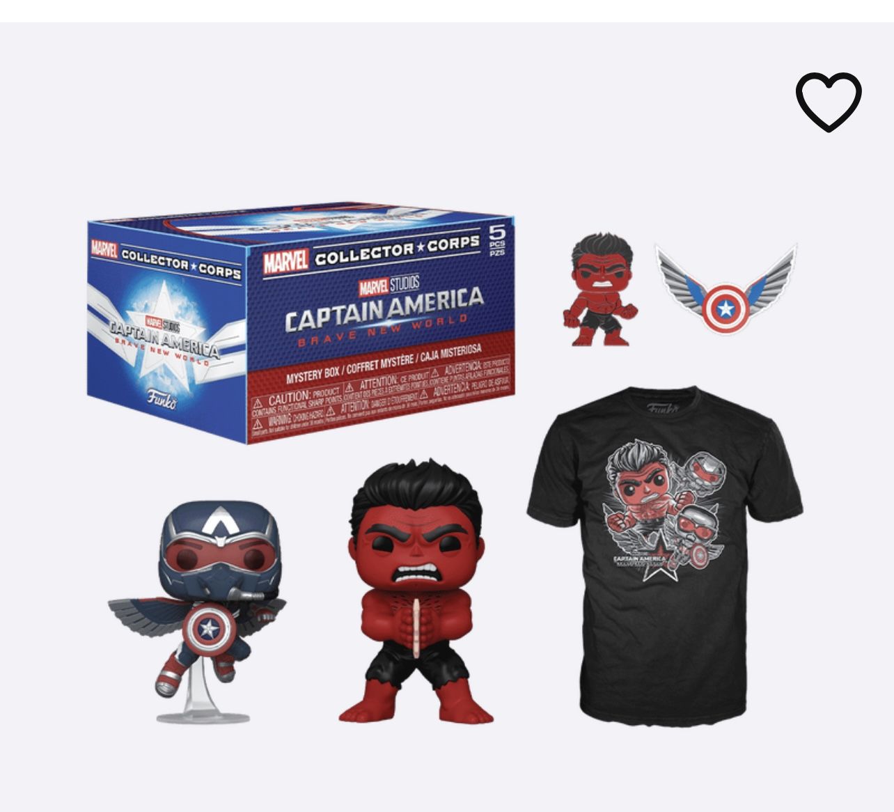 Marvel Collector Corps Captain America Brave New World