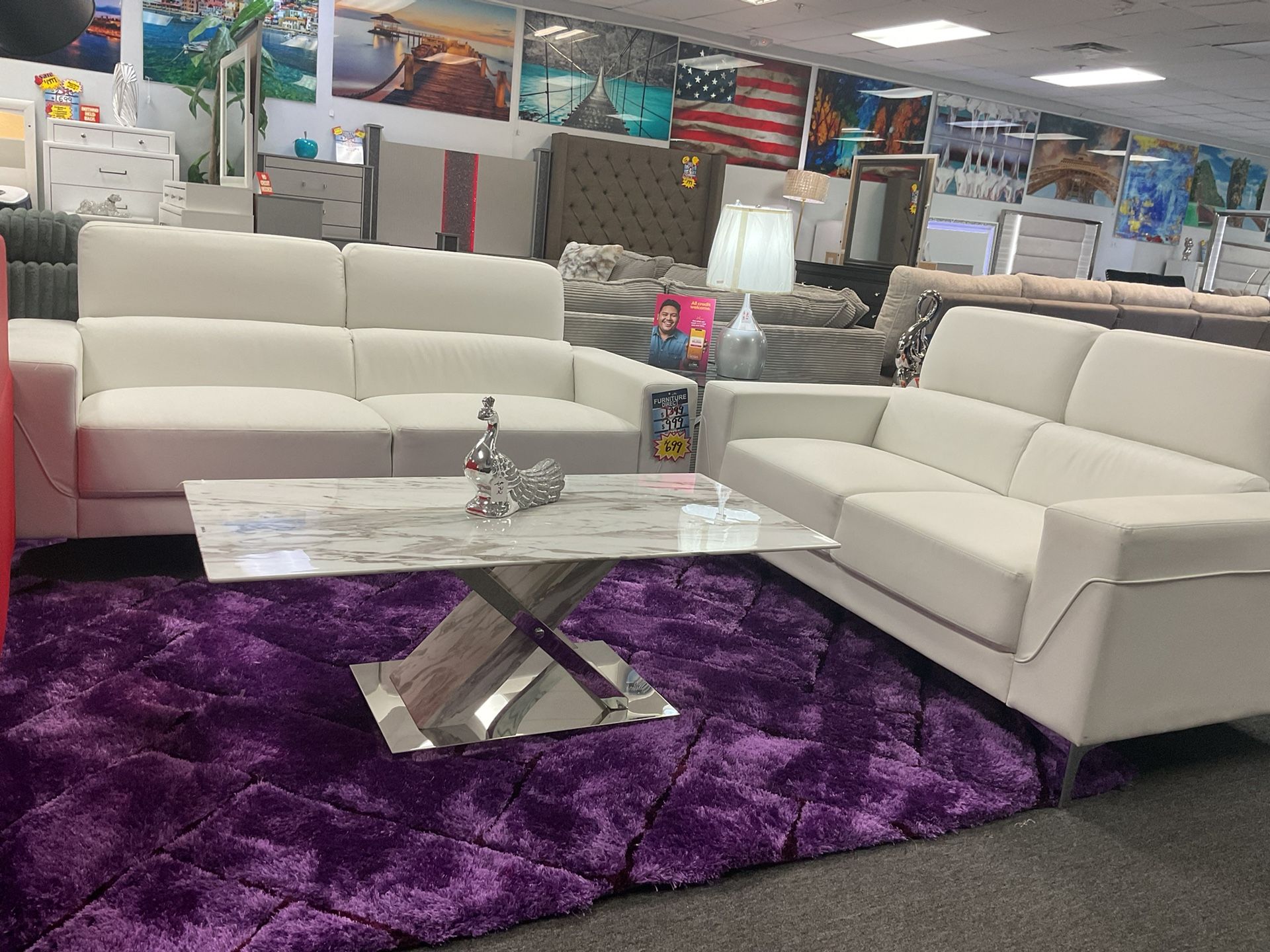Sofa & Loveseat Set 45% OFF