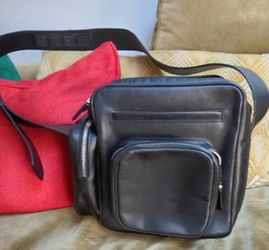 Bally Black Leather Crossbody Bag , Like-New