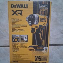 Dewalt 20v XR Brushless 1/4" high torque impact driver ( TOOL Only)