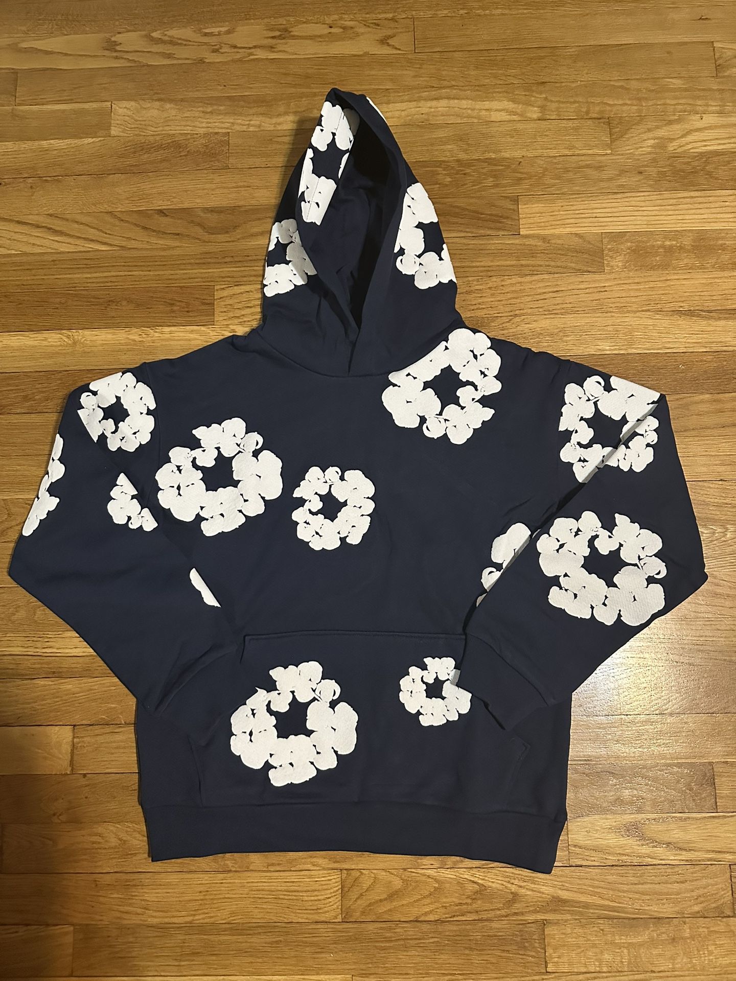 Denim Tears Navy Hoodie Medium