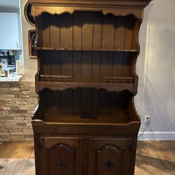 Western Style Bar shelf with cabinets