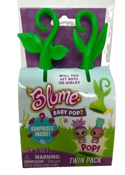Blume Baby Pop Twin Pack Skyrocket 2 Surprise Baby Dolls Swaddles Accessories