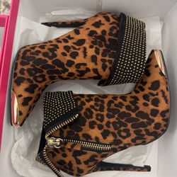 Leopard Booties