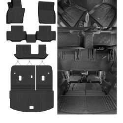 Floor Mats for 2024 2025 Mazda CX90 8 Seater with 2nd Row Bench Seat