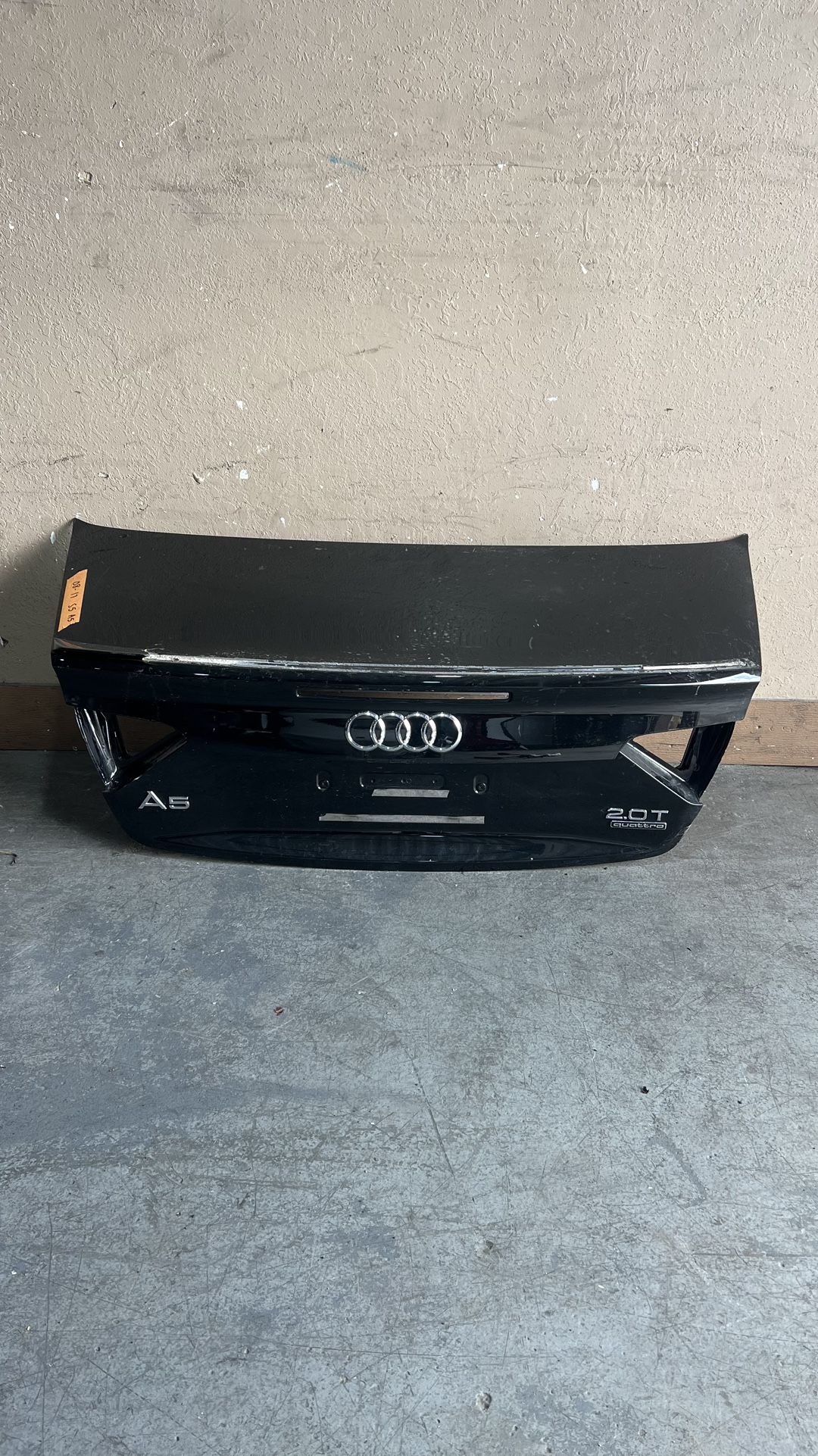 08-17 Audi S5 A5 Trunk Lid Taillid Tailgate Liftgate Tail Lid Lift Hatch Tapa Trasera Parts Part 2017 2016 2015 2014 2013 2012 2011 2010 2009 2008