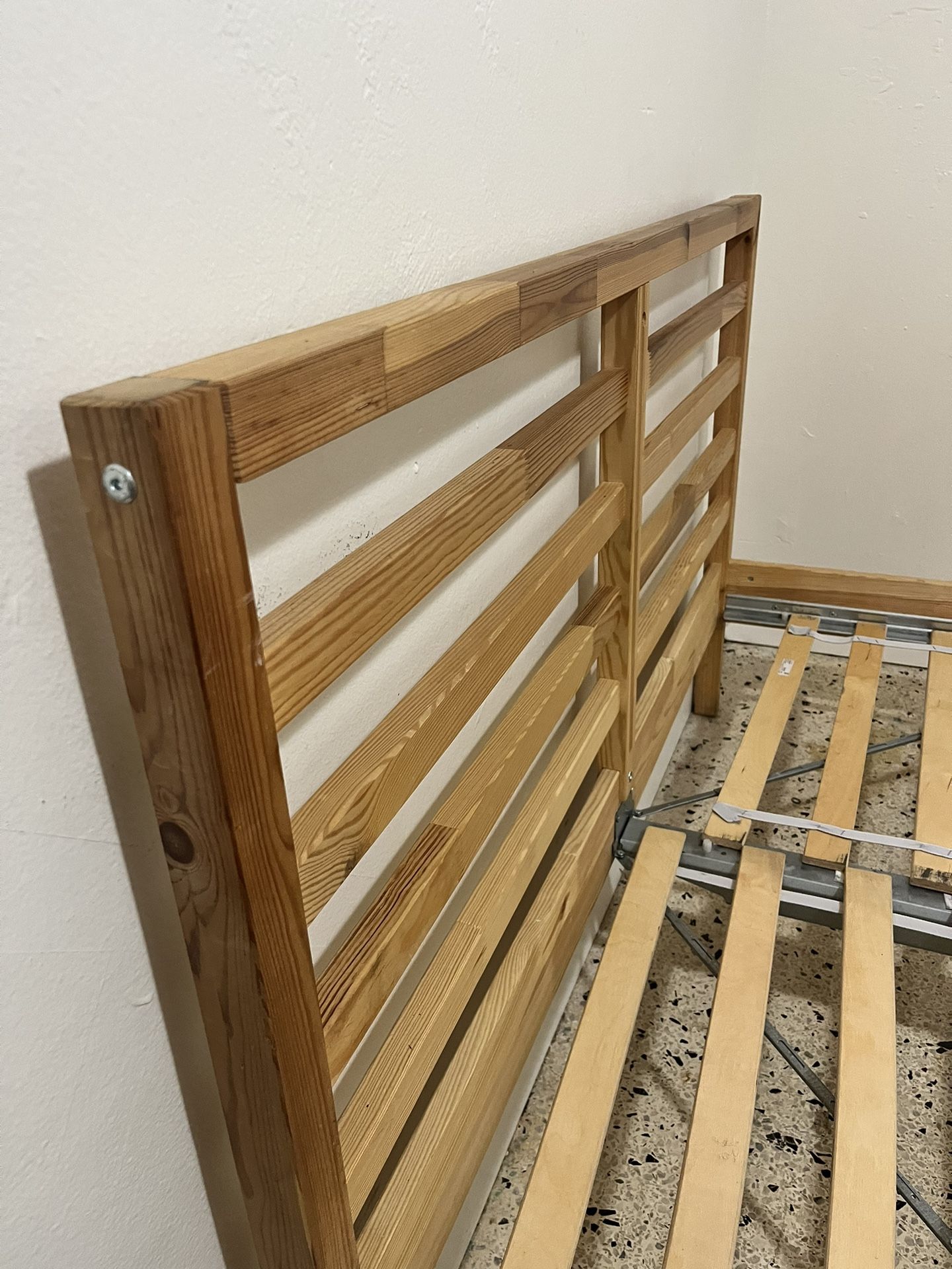 IKEA Tarva FULL Pine Bed Frame & Bed Slats Disassembled Delivery