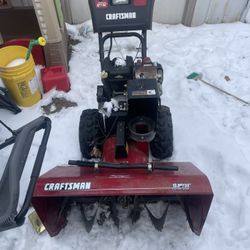 Craftsman Commercial Snow Blower With Heated Handles