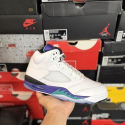 DS 2025 Jordan Grape 5s size 9.5 