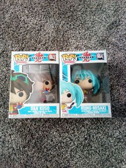 Funko Pop Bakugan: Dan Kuso and Bruno Misaki 9 each