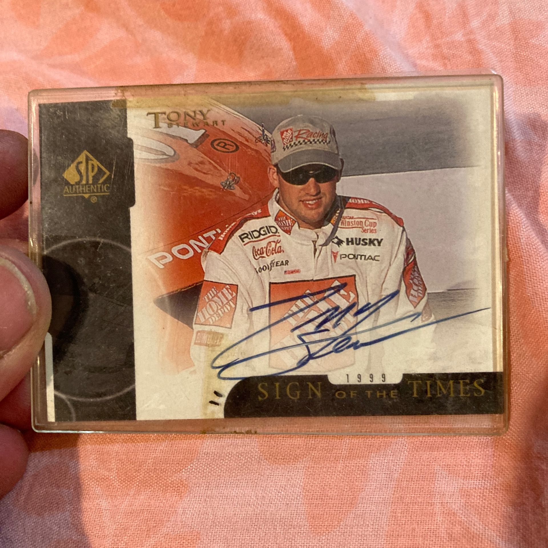Tony Stewart autograph