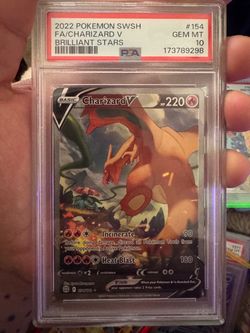 Charizard v PSA 10
