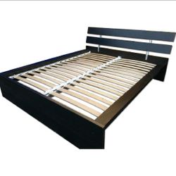 Full Size Hopen Bed Frame Optional Memory Foam Matress