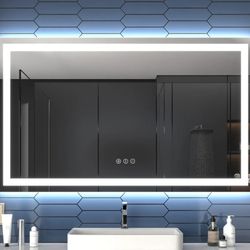 BRAND NEW 
Apex 60" W x 36" H LED Heated Bathroom Mirror,Anti Fog,Dimmable,Dual Lighting Mode,Tempered Glass
SKU:CJ-FX6036-BM