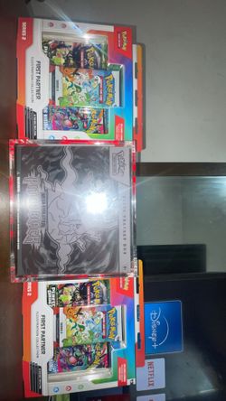 Pokemon Pitch Black Elite Trainer Box and Pokémon First Partner Illustration Collection Series 2 lot 2