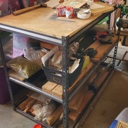 Work Bench/storage Racking. 