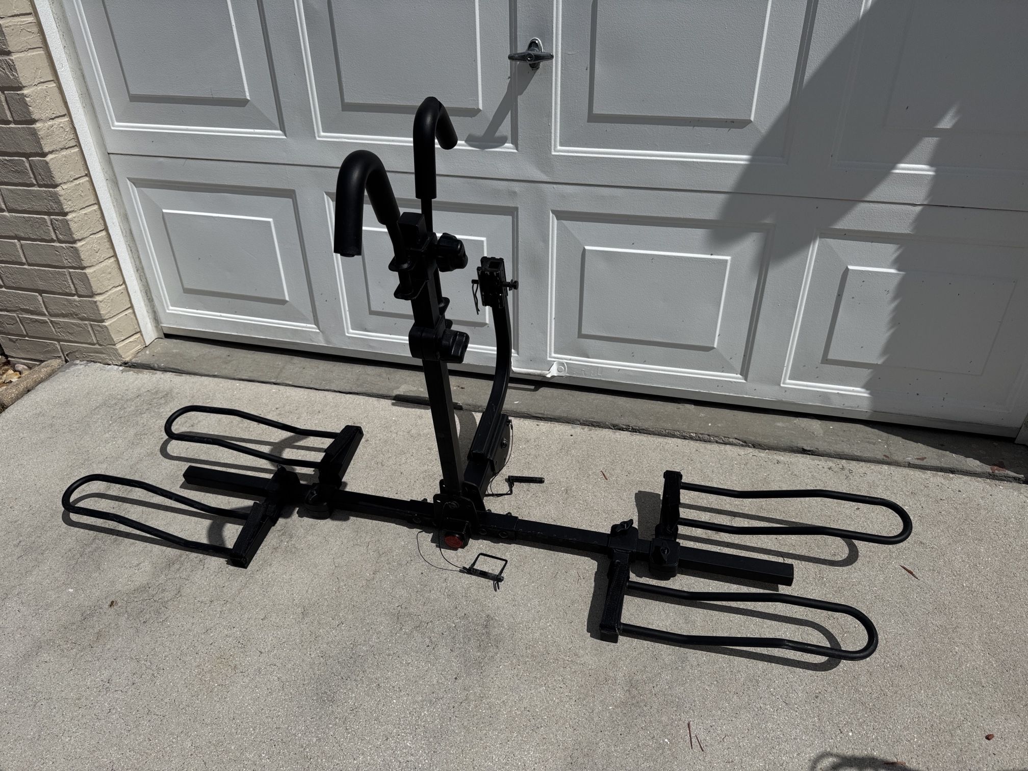 FOLDABLE! Hitch Mount Bike Rack Platform. Holds 2 Bikes. E-Bikes too!