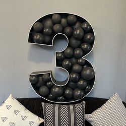 Balloon Numbers Or Letters