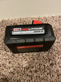 New Milwaukee Battery M18 HIGH OUTPUT 6.0