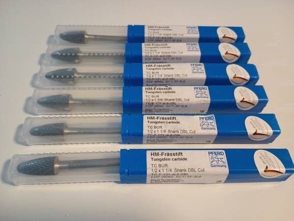 PFERD 26062 Carbide Bur | 1/2" Diameter | SCTI SF-5L6 | Tree Shape - $20 (Harahan)