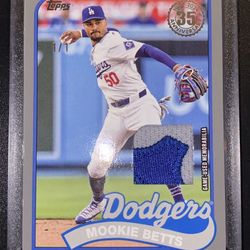1/1 Mookie Betts Dodger WS Champion 2024 Topps Update 