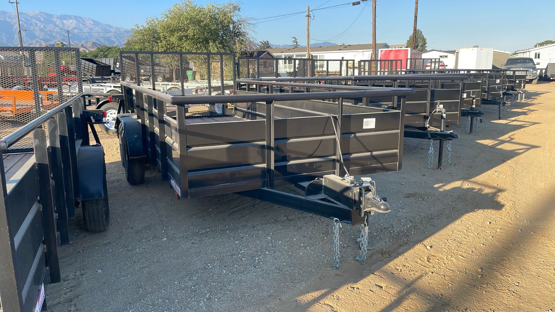 7x16 Landscape Trailer With Hydraulic Brakes