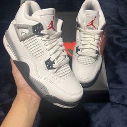 Brand New Jordan 4 Retro “White Cement” (GS)