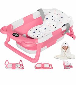 New MoreFeel Collapsible Baby Bathtub Set