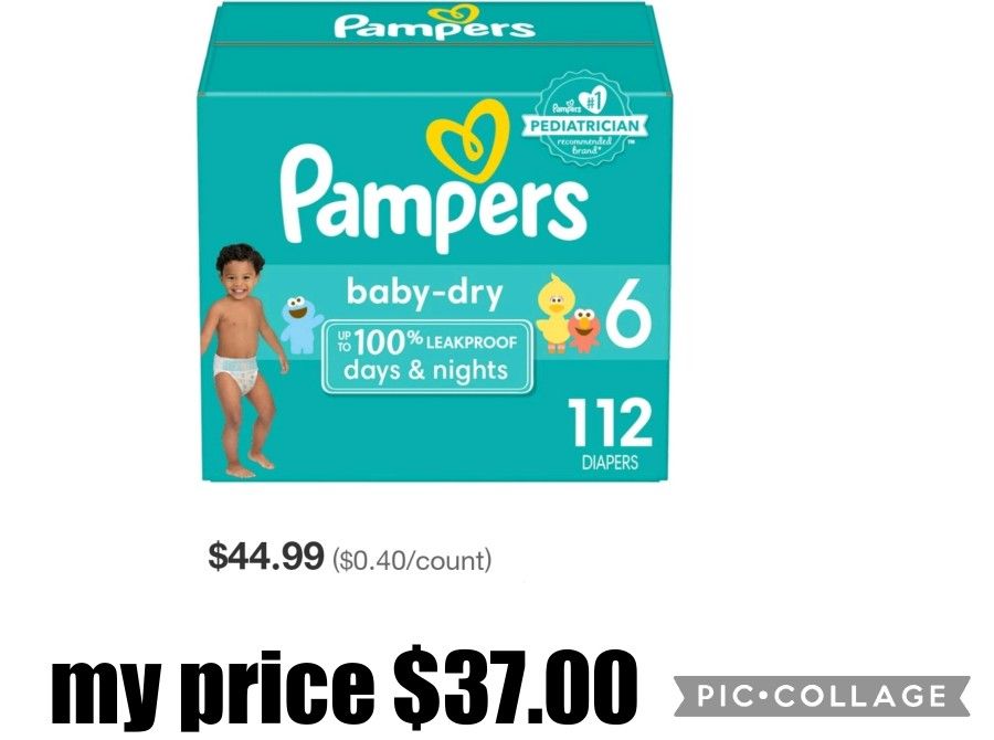 Pampers Size 6