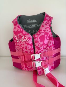 SwimWays Barbie Life Jacket for Kids 33-55lbs
