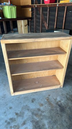 Wooden bookcase