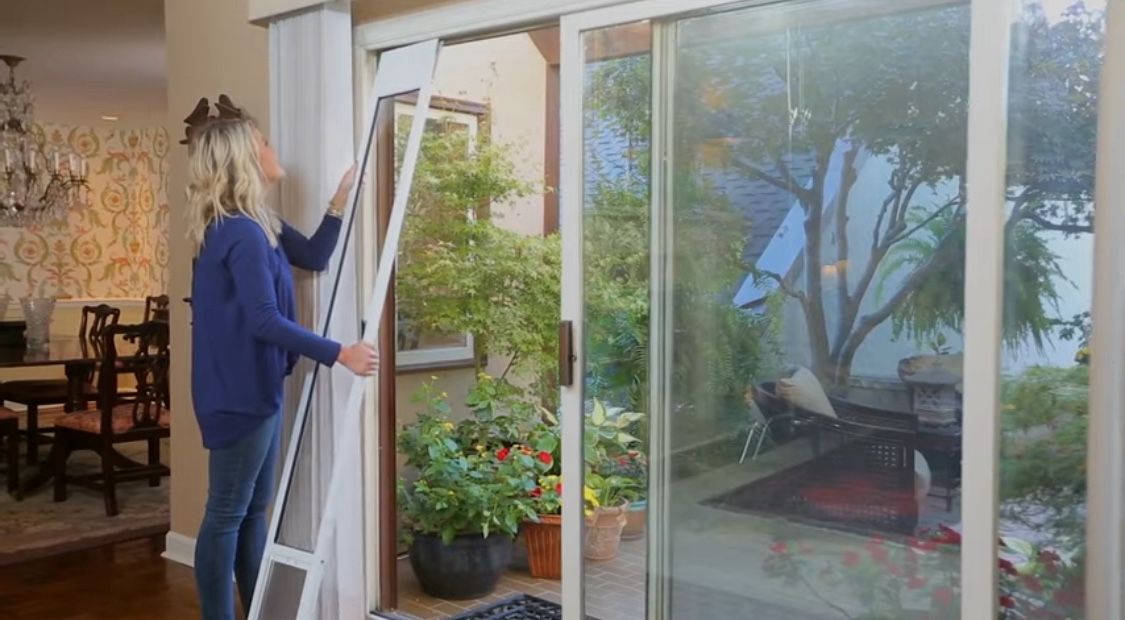 Your Adjustable Sliding Glass Pet Door For Dogs Around 100lbs