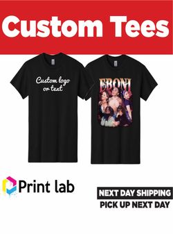 Custom printed tee shirts