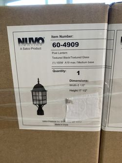 2 outdoor lanterns