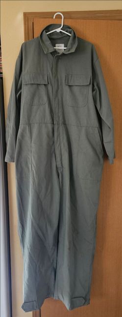 Olive Green Work Coveralls