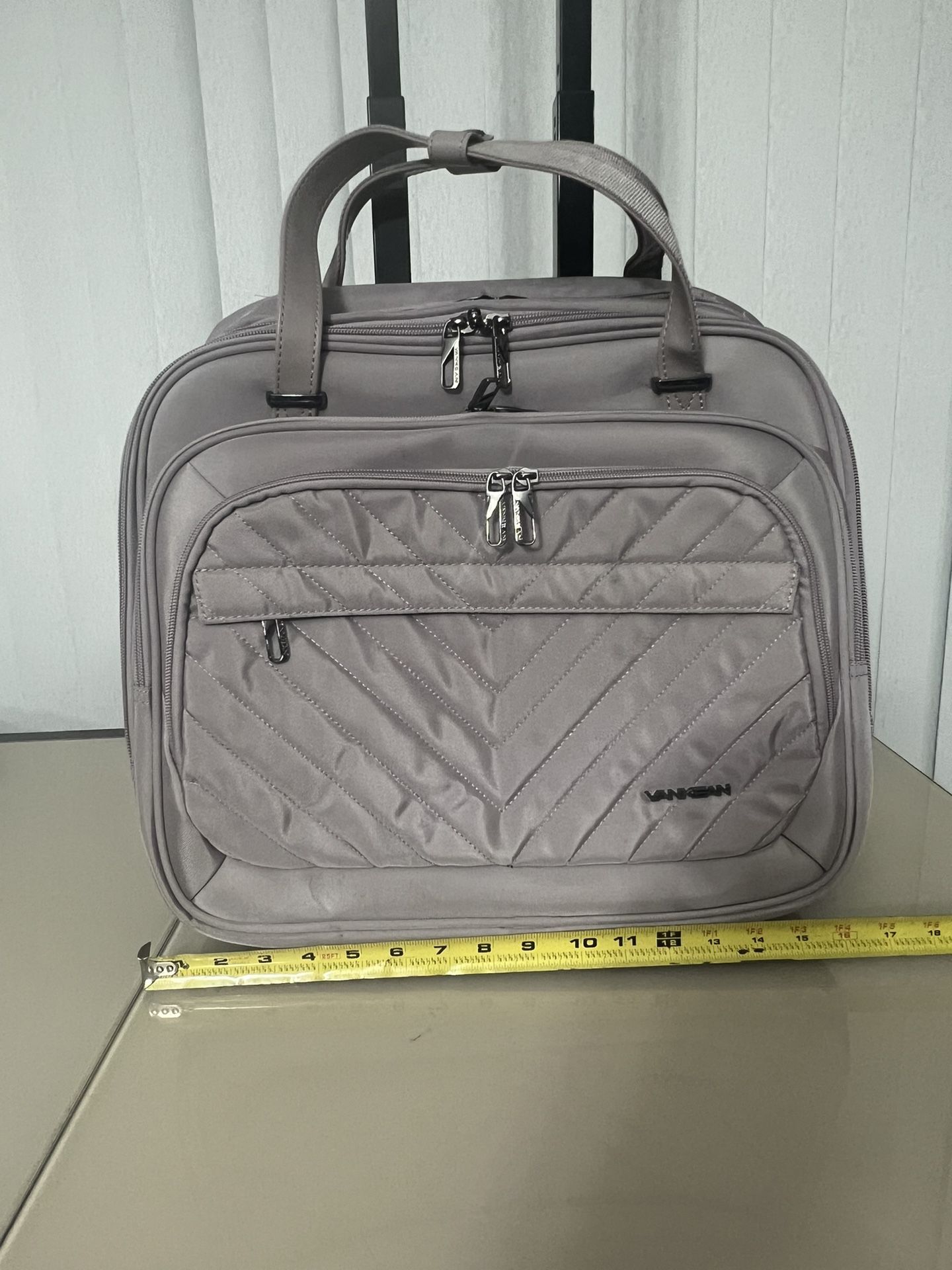 VANKEAN Rolling Laptop Bag Women with Wheels 15.6 Inch Rolling Briefcase Like new. Pre owned in excellent cosmetic condition with very very minimal si