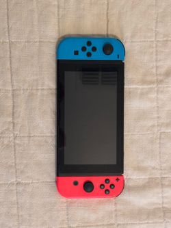 Nintendo Switch Neon Blue and Red