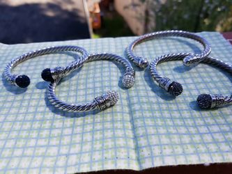 Sterling Silver Crystal Bracelets sooo beautiful!