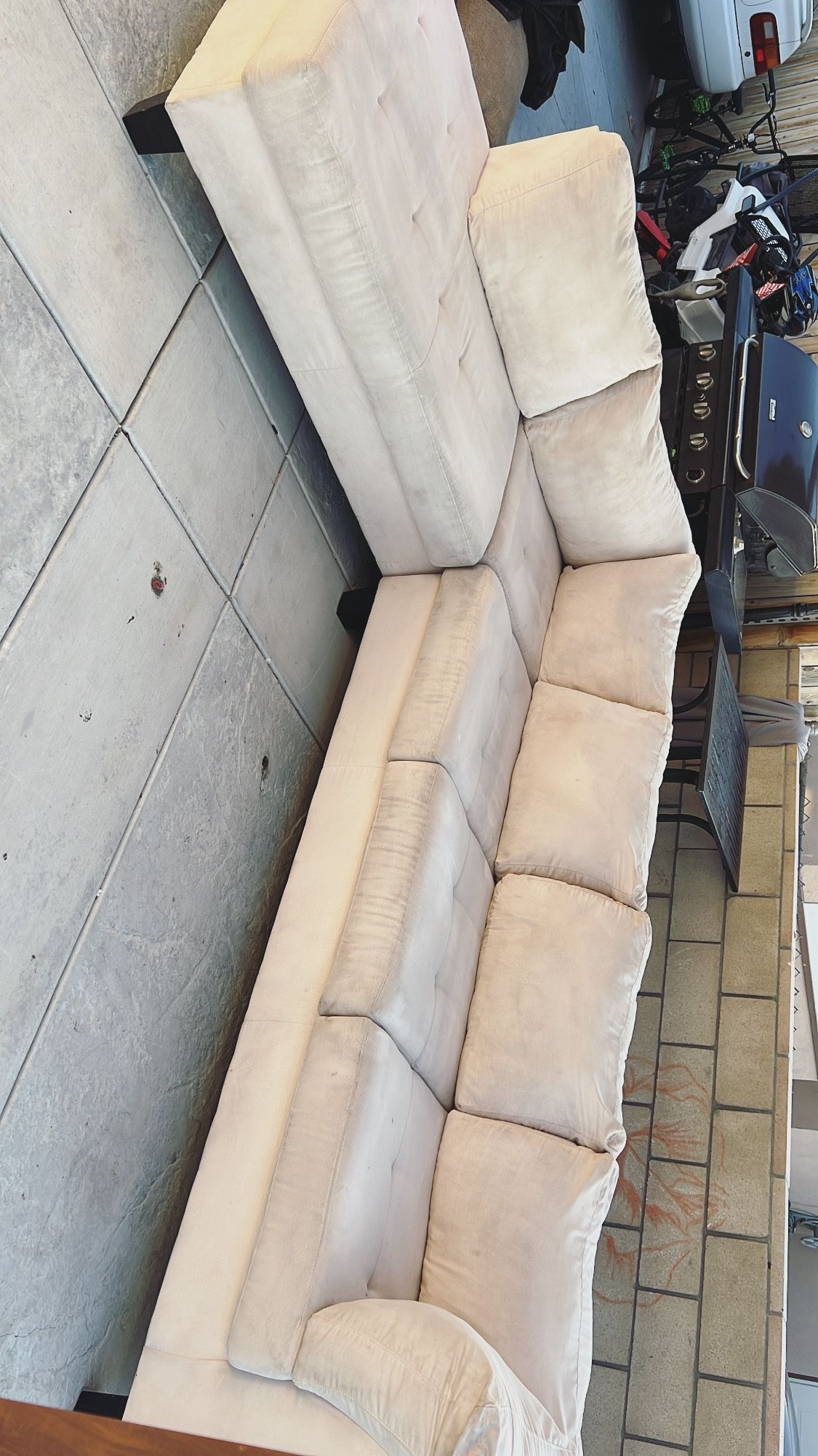 Sectional Sofa + Ottoman